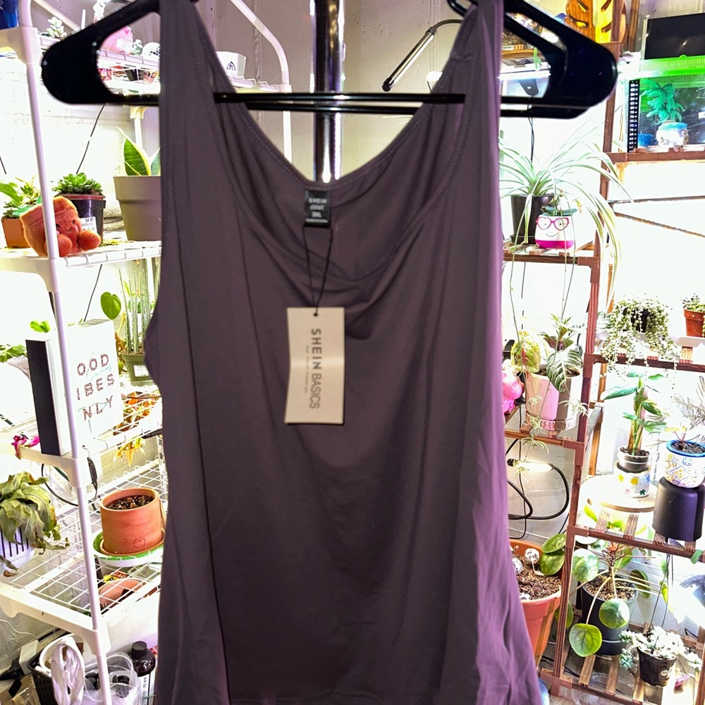 women’s dusty purple tank top